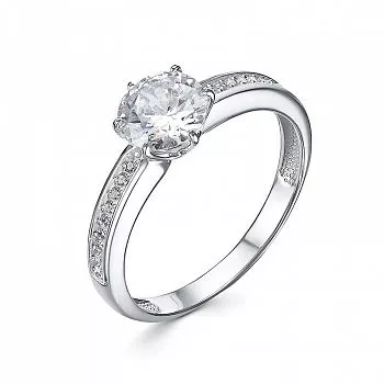 Кольцо с1101652 Серебро Фианит 2,37 T-collection