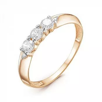 Кольцо 116079 Золото Фианит 1,35 InStyle
