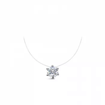 Колье с0701642 Серебро Фианит 1,09 T-collection