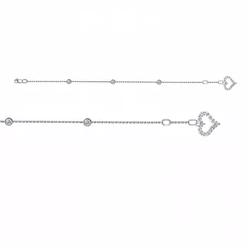 Браслет с7705174 Серебро Фианит 1,85 T-collection