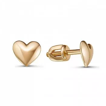 Серьги 050725 Золото Без вставок 0,88 ONE LOVE