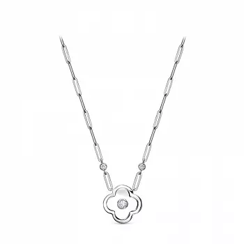 Колье с0704546/45 Серебро Фианит 5,79 Violet