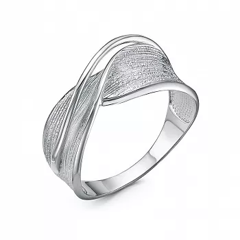 Кольцо с1101998 Серебро Без вставок 2,29 Flora