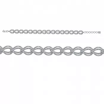 Браслет с7704722 Серебро Фианит 8,62 CHAIN