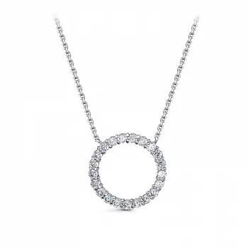 Колье с0704054 Серебро Фианит 3,05 InStyle