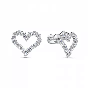 Серьги б0503999 Золото Фианит 1,89 T-collection