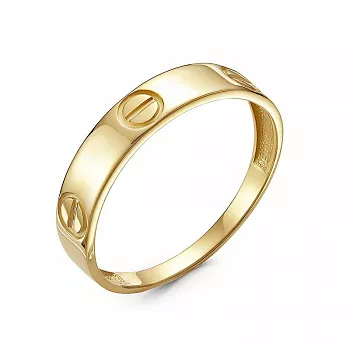 Кольцо л2102517 Золото Без вставок 1,83 Cartier style