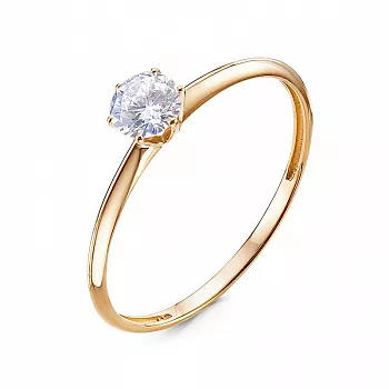 Кольцо 1101542 Золото Фианит 0,98 T-collection