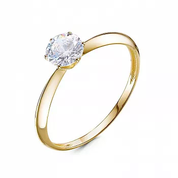 Кольцо л1101510 Золото Фианит 1,06 T-collection