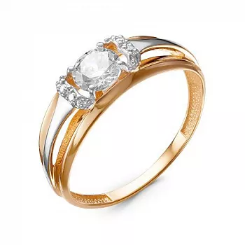 Кольцо 116760 Золото Фианит 1,99 