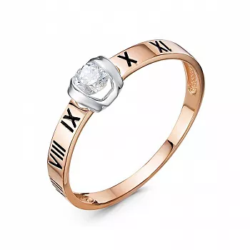 Кольцо 1104720 Золото Фианит 1,27 Time of Tiffany