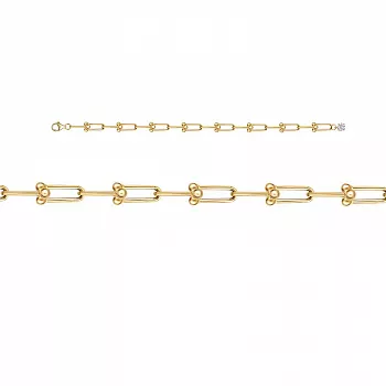 Браслет л7703691/19,0 Золото Фианит 6,43 MUST HAVE