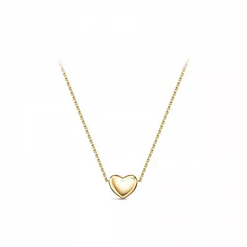 Колье дф0701683рл Золото Фианит 3,07 DELTA LUXE LOVE