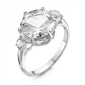 Кольцо с115628 Серебро Фианит 3,56 DELTA GLANCE