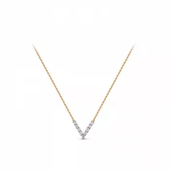 Колье 072054 Золото Фианит 3,2 T-collection