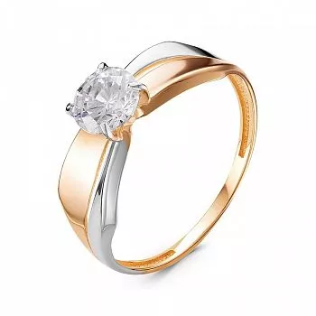 Кольцо 117290 Золото Фианит 1,47 