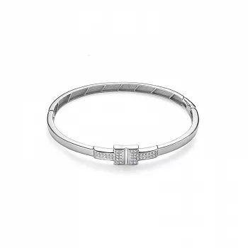 Браслет с7704501 Серебро Фианит 7,93 T-fashion