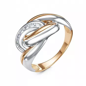 Кольцо 1102833 Золото Фианит 3,21 PRESTIGE(PLUS SIZE)