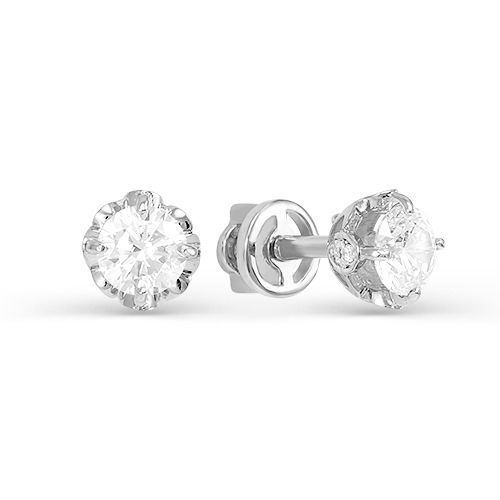 Серьги с052088 Серебро Фианит 1,81 
