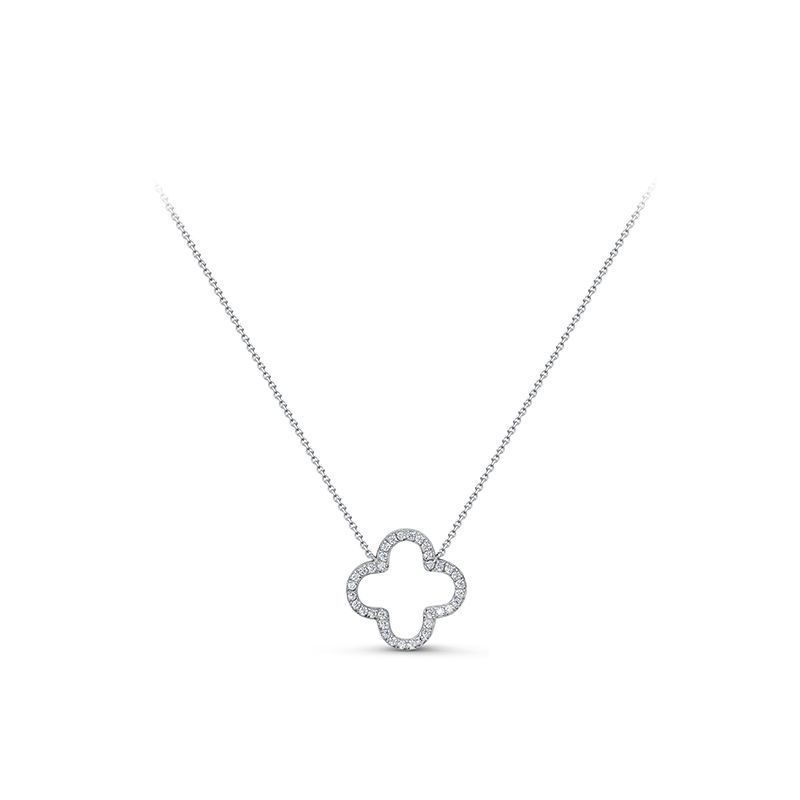 Колье с0703425 Серебро Фианит 2,78 Violet new