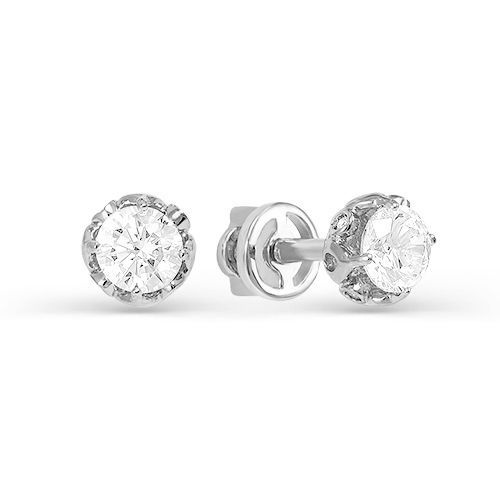 Серьги с052086 Серебро Фианит 1,69 