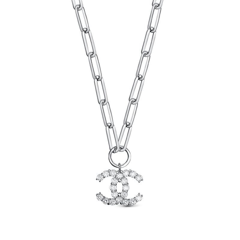 Колье с0704736/40 Серебро Фианит 4,67 CHANEL's lines