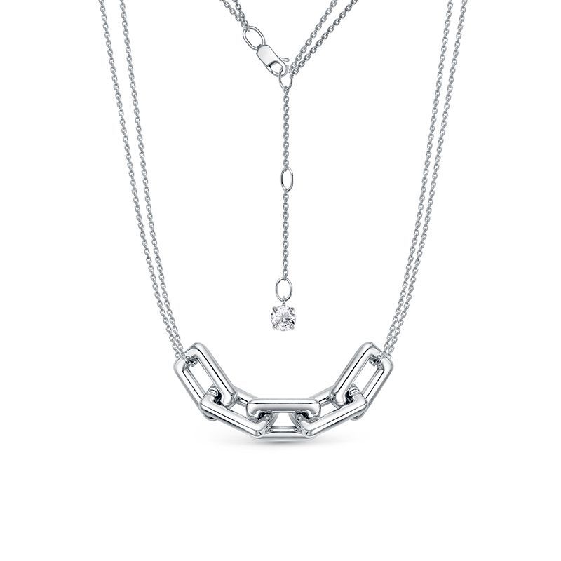 Колье с0705192 Серебро Фианит 6,28 CHAIN