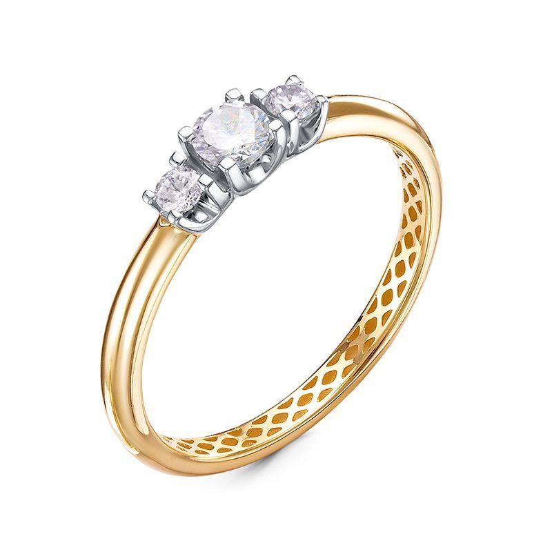 Кольцо дф1101603рл Золото Фианит 1,21 DELTA LUXE MINI