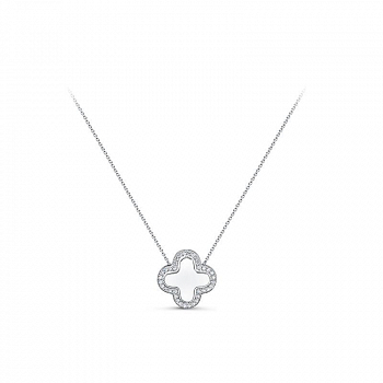 Колье с0703412 Серебро Фианит 3,4 Violet new