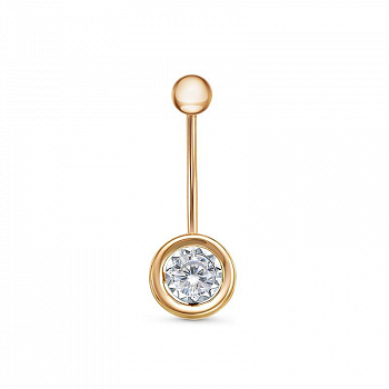 Пирсинг 190169 Золото Фианит 1,15 DIAMOND EFFECT