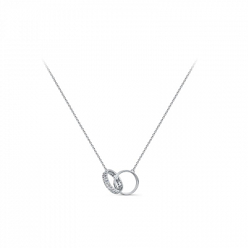 Колье с071141 Серебро Фианит 3,34 MUST HAVE