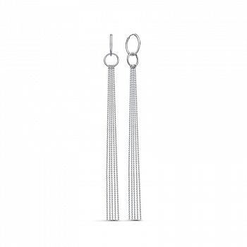 Серьги с2203591 Серебро Без вставок 5,48 CASCADE NEW