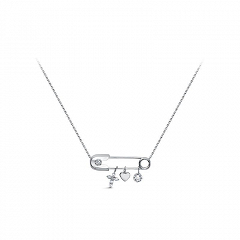 Колье с0703095 Серебро Фианит 3,41 MUST HAVE